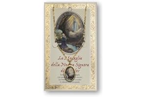 F.LLI BONELLA BONELLA BROTHERS Bonella Brothers | Our Lady of Lourdes Medal and Card with Prayer | Made in Italy