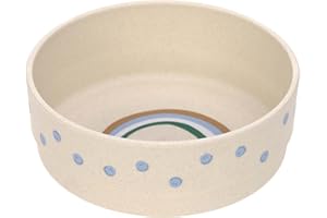 LÄSSIG Ciotola per bambini Ciotola per bambini Stoviglie per bambini senza melamina, senza BPA, lavabile in lavastoviglie e microonde/Bowl PP/Cellulose Happy Rascals Smile sky blue