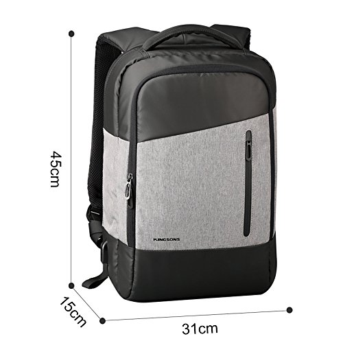 15 6 Zoll Laptop Rucksack  INKERSCOOP Business-Taschen Laptop und Notebook-Rucksack mit USB-Ladeanschluss  wasserdichter  kleiner und leichter Rucksac