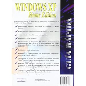 Guía rápida. Windows XP Home Edition