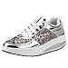 Produktbild Sannysis Frauen Damen Wedges Turnschuhe Pailletten Shake Schuhe Mode Mädchen Sportschuhe Freizeitschuhe