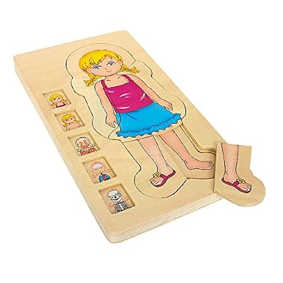 Small foot company Legler - 2019617 - Puzzle En Bois - Anatomie Théa