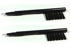 CareforYou® Hearing Aid Cleaning Brush with Wax Loop & Magnet for Battery Insertion and Wax Cleaning Loop Pack of 2
