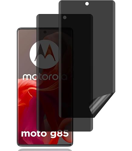 Yiunssy Pellicola Privacy Per Motorola Moto G14 - Protezione Schermo Anti-Spy TPU Morbido