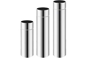RANRAO Tubo per stufa in acciaio , diametro 60 mm, 5,8 cm, per stufe multicombustibile da 20/30/40 cm, 1 pezzo