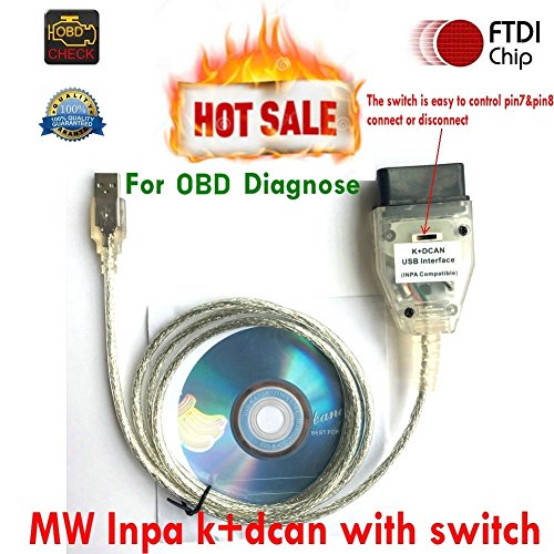OBD Inpa K+Dcan Cable,Interfaz de Diagnóstico OBD2