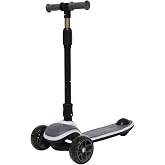Cool Wheels Lumıx Yanları Işıklı Katlanabilir &Ccedil;ocuk Scooter Gri Lumix