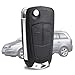 Price comparison product image For Vauxhall opel 2 button remote flip key fob case + blade for Vectra Astra Tigra Zafria Corsa