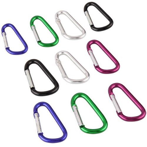 10 Multicolor D Carabiner Camp Spring Snap Clip Hook Keychain Keyring Climbing reviews 10 Multicolor D Carabiner Camp Spring Snap Clip Hook Keychain Keyring Climbing