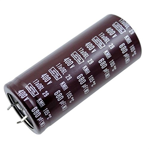 2x Electrolitico Condensador 680µF 400V 105°C ; KMH400VN681M35X80T2 ; 680uF