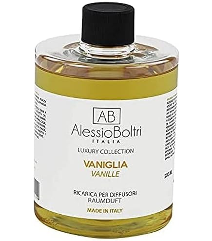 Helan Ricarica Profumatore Ambiente 500 Ml - Cuoio E Tabacco Con Incenso E Zafferano - Fragranza Intensa Made In Italy