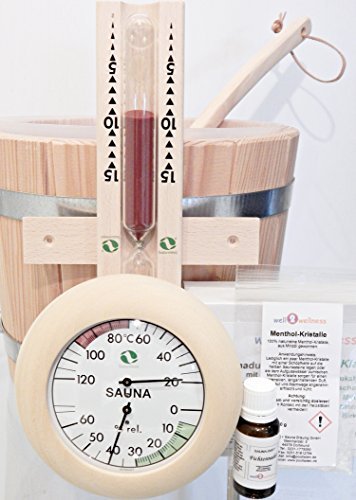 SudoreWell® Sauna Starter Set 4 / Saunazubehör Set 4 - 7-teilig