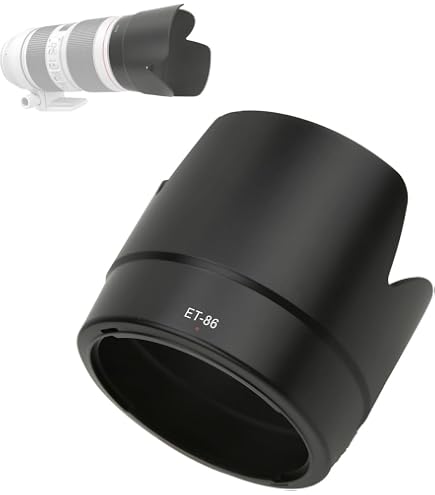 ES-78 Gegenlichtblende Für Canon EF 50mm F/1.2L USM – Matt, Bruchsicher, Als Objektivschutz