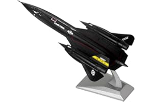 chiwanji Aviones De Reconocimiento De Aviones Modelo SR-71A Blackbird 1/144 Diecast para Adultos Niños