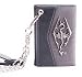 Produktbild Skyrim Chain Brieftasche With Metal Dragon Badge Nue offiziell Grau Bifold