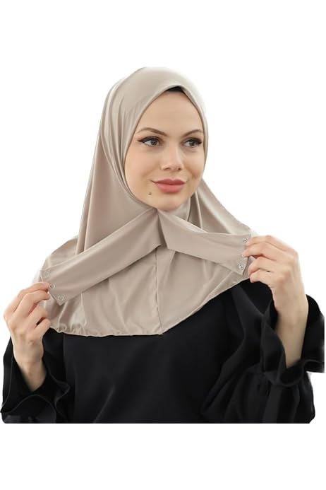 GladThink Women's Muslim Modal T-Shirt – Long Sleeve High Collar Modest Top