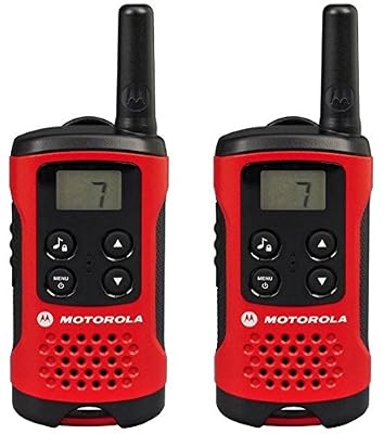 Motorola Paire de talkies walkies Motorola T40 portée en champs libre 4km Rouge
