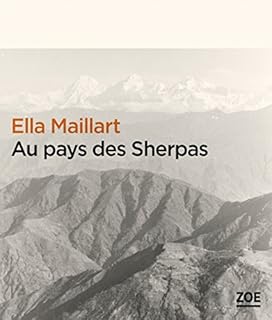 jaquette livre Au pays des Sherpas