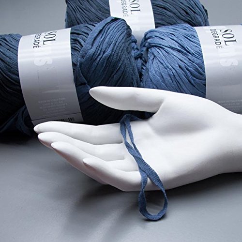 Sol Dégradé Lang Yarns 200m / 100gr Fb 35 Bändchengarn blautöne - 2