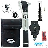 YNR England ® F.O Mini Otoscope Auriscope Fiber Optic ENT Medical Diagnostic Examination NHS GP CE Mark Approved NEW (Black)