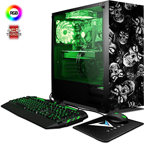 VIBOX Pyro GLR760-223 Gaming PC Ordenador de sobremesa con Cup n de Juego 4 0GHz AMD Ryzen Threadripper 8-Core CPU Nvidia GeForce GTX 1060 Tarjeta Grafica 8GB DDR4 RAM 120GB SSD 2TB HDD Sin OS VIBOX Pyro GLR760-223 Gaming PC Ordenador de sobremesa con Cup n de Juego 4 0GHz AMD Ryzen Threadripper 8-Core CPU Nvidia GeForce GTX 1060 Tarjeta Grafica 8GB DDR4 RAM 120GB SSD 2TB HDD Sin OS