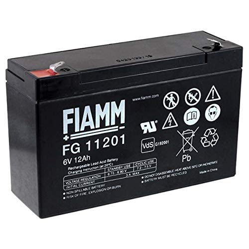 FIAMM Batería de Plomo-ácido FG11201 Vds 6V 12 Ah