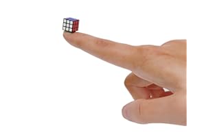 BUCAXIT Zauberwürfel,1cm Großer 3x3x3 Geschwindigkeitswürfel Kleinster Mini Zauberwürfel der Welt Puzzle Denksportaufgaben