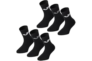 Joma Calze Bambino Bambina in Spugna per Tutte le Stagioni, Calze Tennis Ragazzi Calcio e Basket, Altezza Metà Polpaccio, Calzini Sportivi in Cotone, 6 Paia