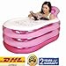 Produktbild SHIOUCY Faltbare Aufblasbare Badewanne, Erwachsene Badewanne SPA Reise Pool Planschbecken Rosa Badewanne Für Dusche(L x B x H: 121 * 85 * 70cm)