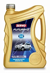 Servo Futura D 15W-40 API CI4 Diesel Engine Oil for Car (4 L)