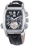 Constantin Durmont Herren-Armbanduhr Tonneau CD-TONN-AT-LT-STST-BK