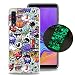 Produktbild Xiao XiMi Samsung Galaxy A7 2018 Hülle, Schlank Weich Dünn TPU Case Stoßfest Anti-Scratch Hülle - Transparent Case Cover mit Besonderem Muster für Samsung J6 2018 - Süßes Monster