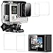 Produktbild CAM-ULATA Displayschutzfolie für GoPro Hero 4 Silver Action Sport Kamera (Bildschirm und Objektiv), Anti-Kratzer Anti-Glare High Definition LCD Ultra Crystal Clear Displayschutzfolie, 2 Pack