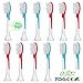 Produktbild Sohv® Ersatz Aufsteckbürsten,Kompatibel Mit Philips Sonicare HX6044/05/07/16/33(HX6042) For Kids Aufsteckbürsten, für Kinder ab 7 Jahren,Standard,12 Stück(3er-Pack)[4,8,12,16,20 Stück Verfügbar],türkis.