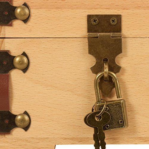 Geldgeschenke zur Hochzeit – Schatztruhe mit Gravur ==> 2 Namen, 1 Datum, 2 Ringe – personalisierte Hochzeitsgeschenke kaufen, Verpackung für Geldgeschenk - 5