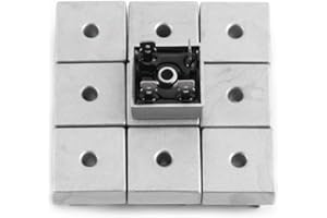 Nimoa Raddrizzatore - Universal KBPC5010 50A 1000V Raddrizzatori a Ponte a diodi monofase in Metallo ad Alta Potenza, 10 Pezzi