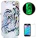 Produktbild CaseHome Samsung Galaxy J2 2016 Version Elegant TPU Hülle (Mit Frei Schirm-Schutz) Leuchtend Effekt Grün Fluoreszierend Glühen in der Dunkelheit Ultra Schlank Dünn Transparenter Gummi Weich Stoßfest Rutschfest Mode Schön Stilvoll Geprägt Muster Gedruckt Entwurf Silikongel Fall Abdeckung Haut Schale Für Samsung Galaxy J2 2016 Version-Aquarell-Tiger
