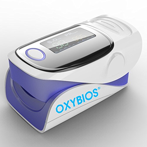 Oxymètre de Pouls Professionnel Numérique Oxymètre de Doigt Pour Surveiller Contrôler Mesurer la Saturation en Oxygène (% spO2) et la Fréquence du Rythme Cardiaque du Pouls avec Ecran OLED à Lecture Instantanée