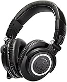 Audio-Technica ATH-M50X Studio Monitor Professional Headphones - Black