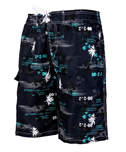APTRO® Herren Slim Fit Freizeit Shorts Casual Mode Urlaub Strand-Shorts Sommer Kokosnuss Palmen - 3