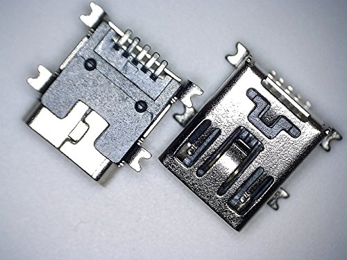 10 x Mini USB Typ B Buchse 5-Pin 180 Grad SMD für Leiterplatten Montage - 3