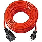 Brennenstuhl XYMM 3G1,5 - Cable (Macho/hembra, Naranja)