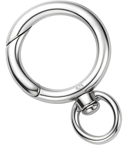 MYBEAD Chiusura A Doppio Moschettone In Argento 925 Per Gioielli Fai-da-Te – 14 Mm, Anallergico, Punzonato, Ideale Per Collane E Bracciali - 3