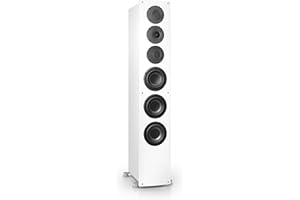 Nubert nuVero 110 | Weißer Standlautsprecher | 1 Stück High End Standlautsprecher | Lautsprecher für Musikgenuss | HiFi Qualität auf höchstem Niveau | Passive Standbox 3 Wege Technik Made in Germany