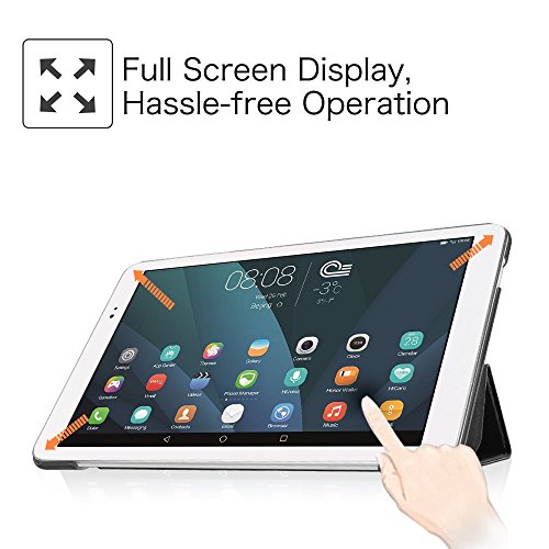 Fintie Huawei MediaPad T1 10.0 Hülle – Ultra Schlank Superleicht Ständer (SlimShell) Case Cover Schutzhülle Etui Tasche für Huawei MediaPad T1 10.0 LTE / WiFi (9,6 Zoll) Tablet-PC, Don’t Touch - 9