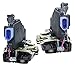 Produktbild ECD Germany TS-009 + TS-010 Türschloß Schloß vorne links + rechts mit Zentralverrieglung inkl. Stellmotor und Mikroschalter