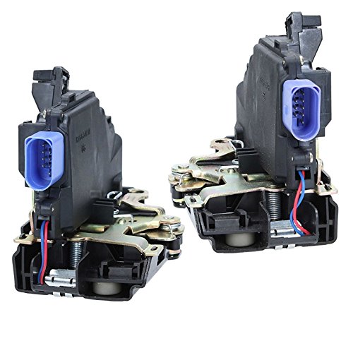 ECD Germany 2x Actuador de cerradura de puerta delantero izquierdo + derecho con cierre centralizado para coches