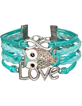 Armband Unendlichkeit HARRY POTTER unendliche Liebe Karma brasilianischen Eule