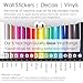 Alphabet Letters Kids Nursery Play Room Wall Decorations Window Stickers Wall Decor Wall Stickers Wall Art Wall Decals Stickers Wall Decal Decals Mural Décor Diy Deco Removable Wall Decals Colorful Stickers
