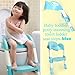 Gotobuy- Baby Toddler Potty Training Toilet Ladder Seat Steps Assistant Potty For Toddler Child Toilet Trainer (Blue)